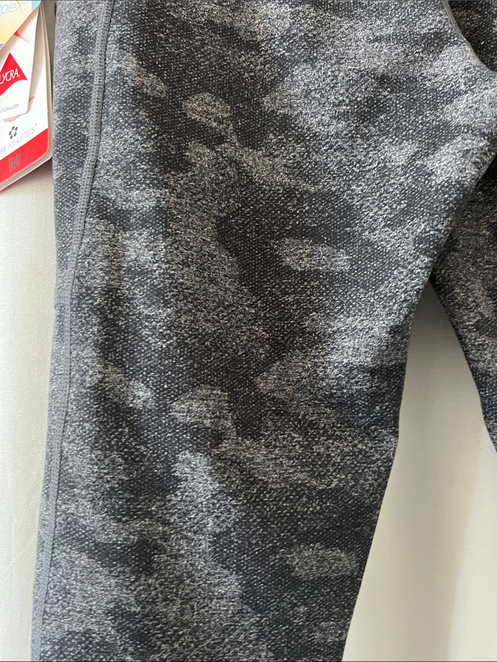 Tuff Athletics Charcoal Camo High-Waist Leggings - Picture 5 of 8